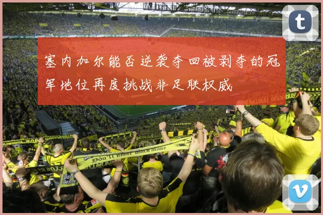 塞内加尔能否逆袭夺回被剥夺的冠军地位再度挑战非足联权威