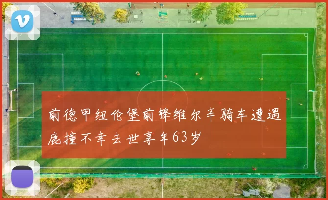 前德甲纽伦堡前锋维尔辛骑车遭遇鹿撞不幸去世享年63岁